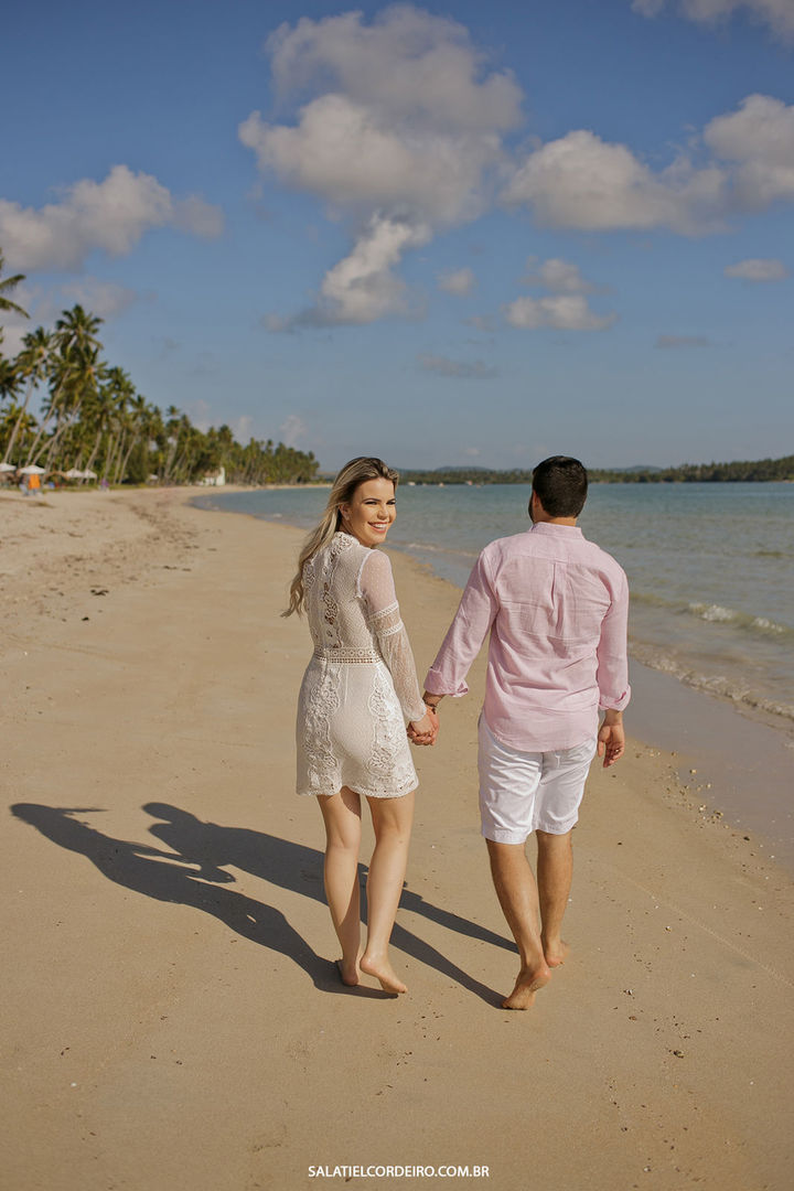 Foto Pré casamento ao nascer do sol na praia de Tamandaré-PE | Wedylla + Samuel Foto Pré casamento ao nascer do sol na praia de Tamandaré-PE | Wedylla + Samuel - Imagem 26