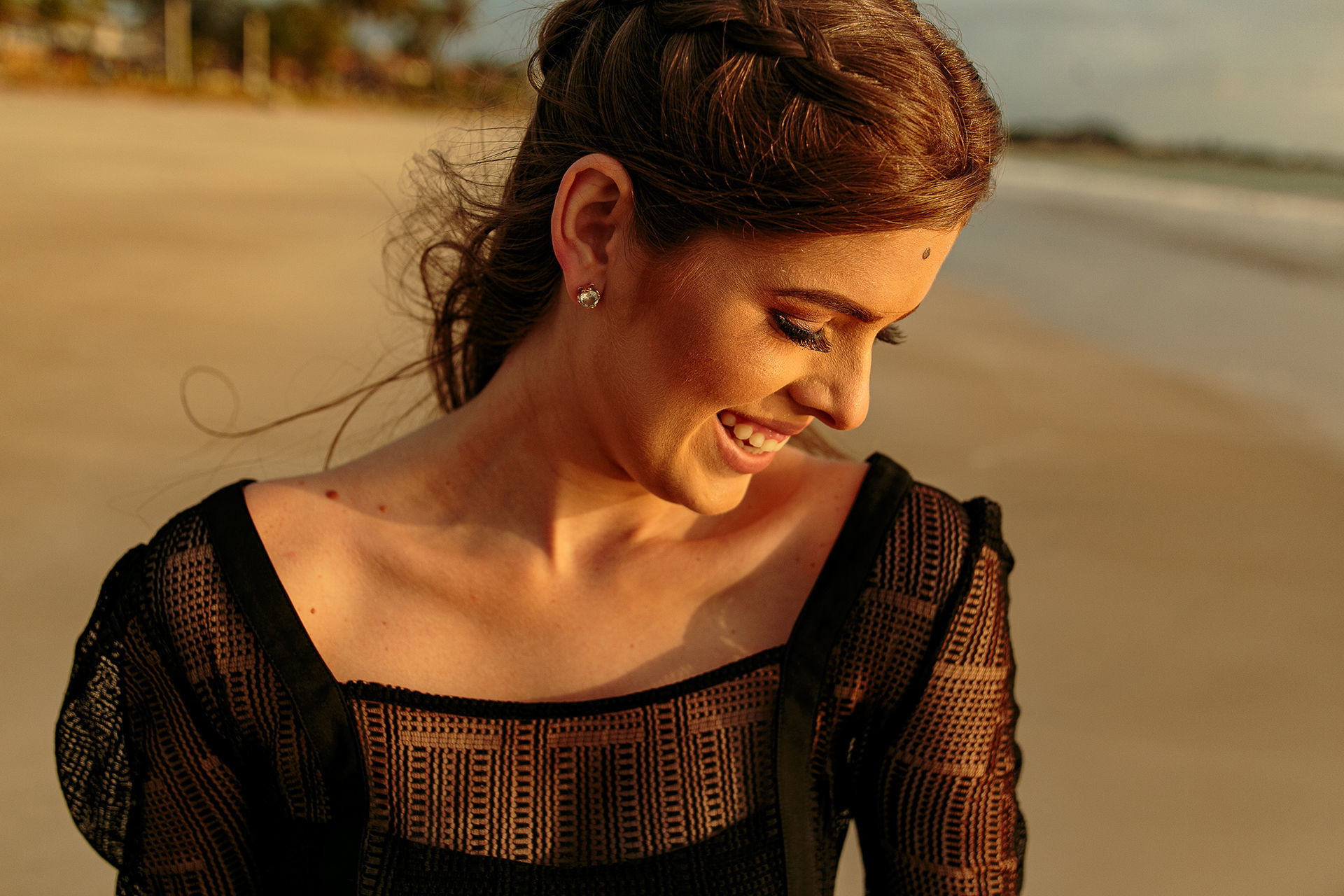 Foto Ensaio de casal de preto na praia | Amanda e Adson Foto Ensaio de casal de preto na praia | Amanda e Adson - Imagem 29