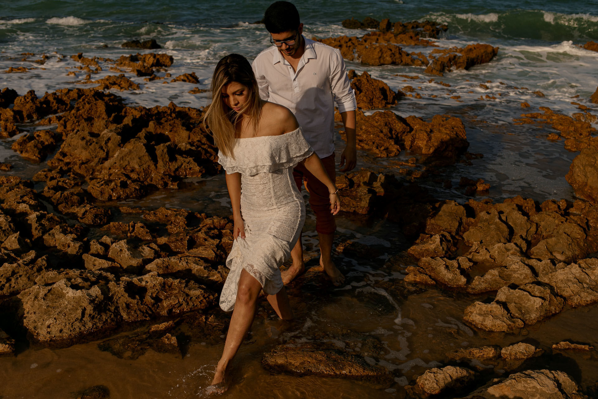 Foto Ensaio pré casamento da Natália e do Renato na praia de Tambaba em João Pessoa Foto Ensaio pré casamento da Natália e do Renato na praia de Tambaba em João Pessoa - Imagem 6
