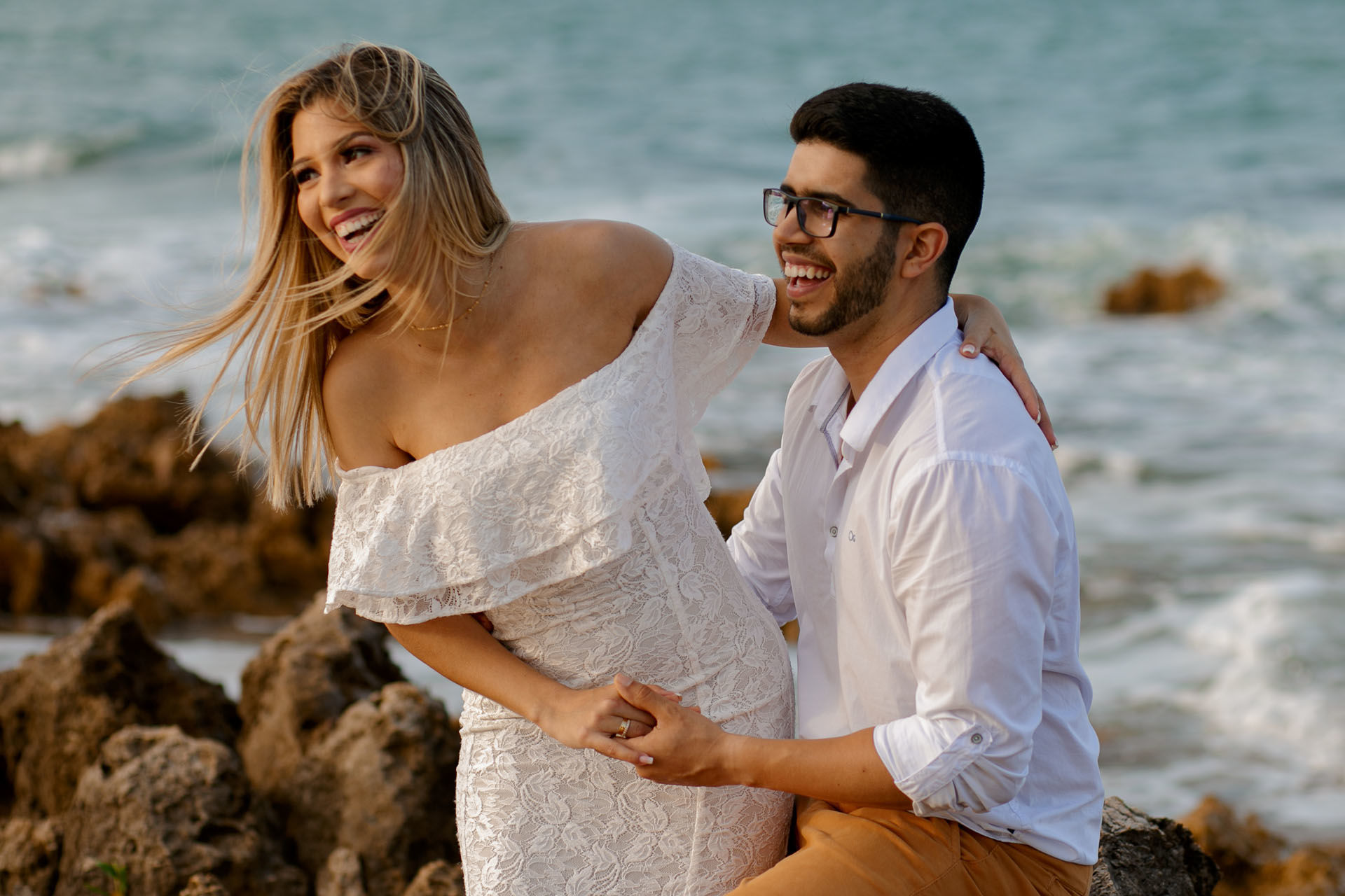 Foto Ensaio pré casamento da Natália e do Renato na praia de Tambaba em João Pessoa Foto Ensaio pré casamento da Natália e do Renato na praia de Tambaba em João Pessoa - Imagem 11